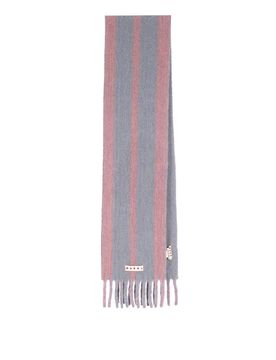 Marni Sciarpa A Righe Logo