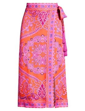Midi-Rock Damen Fuchsia XS Damen