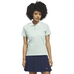 Golf Originals Polo All Over Trefoil, gruen/weiss m