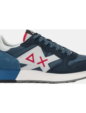 Deportiva hombre en azul marca - sun68 - FashionsVida