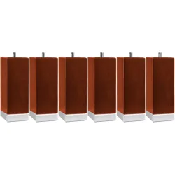 Juego de 6 patas de madera para base tapizada