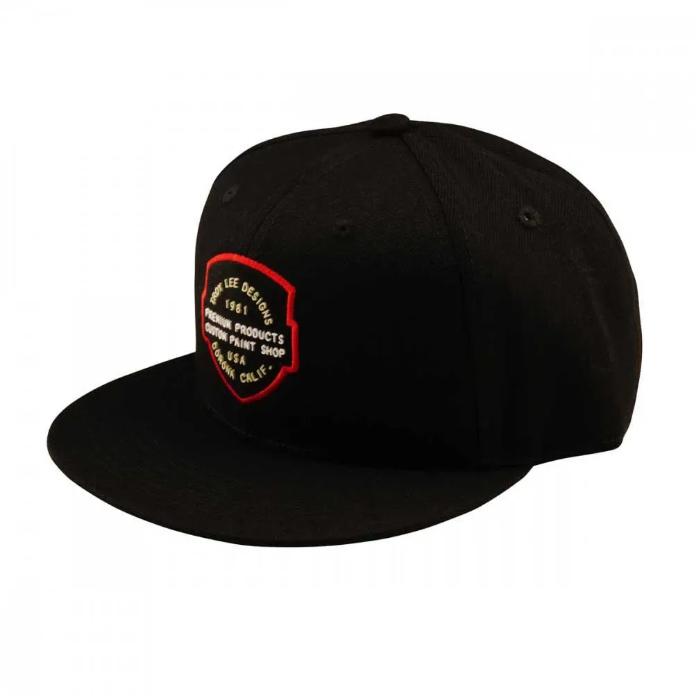 Troy Designs Cappellino Con Visiera Imprint Flat Black - Lee - FashionsVida