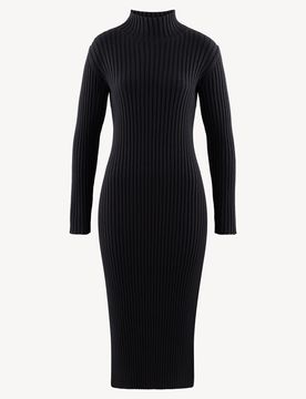 Abito di maglia nero - L