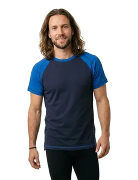 T-shirt à Manches Courtes Image 50301 Navy / Royal 2XL - MASCOT - FashionsVida