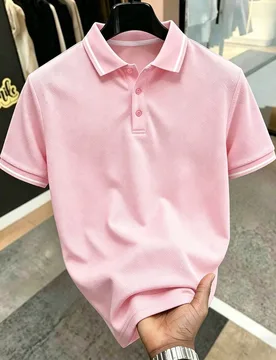 Camisa polo de hombre de unicolor, formal - Shein - FashionsVida