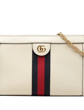 Small Calfskin Web Ophidia Chain Crossbody - Gucci - FashionsVida