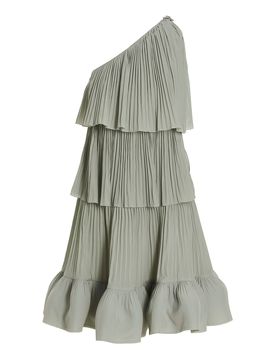 Lanvin Abito plissettato a balze