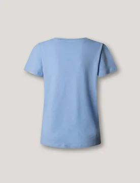 Camiseta de lino cuello pico - Pepe Jeans - FashionsVida