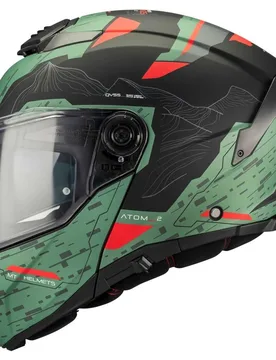 Casco Moto Modulare P/J ATOM 2 SV HIGHLANDS C6 Ve taglia M - MT Helmets - FashionsVida