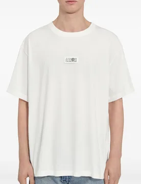 T-shirt bianco uomo logo - MM6 Maison Margiela - FashionsVida