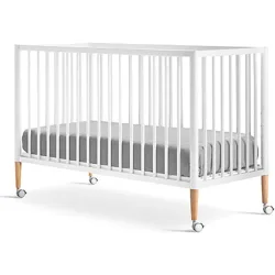 Pack cuna de madera montesori (120x60 cm) Tesori + colchón Air-Foam