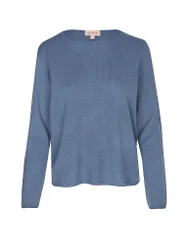 Kaschmirpullover blau S damen