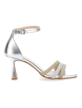 Sandali con tacco 756 Argento 39