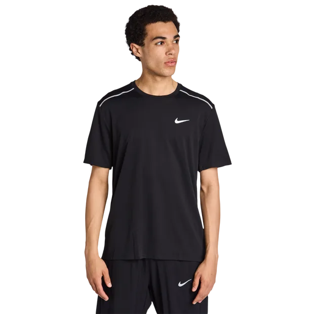 Miler Men T-Shirts - Black - Size XS - Poly Jersey - Black - Size: Extra Small - Nike - FashionsVida