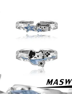 MASW Original Design Elegant Temperament Cats Open Rings For Women Party Gifts Trendy Jewelry Hot Selling - Aliexpress - FashionsVida