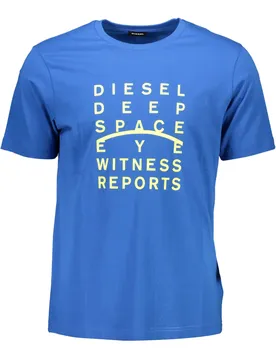 Herren KURZARM-T-SHIRT Blau S4ELT-JUST_2B12585_BLU8II