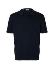 Polo SLHMATTIS bleu marine XL