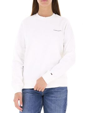 Felpa girocollo BIANCO L