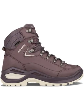 Chaussures de randonnée GORE-TEX® - Renegade Evo GTX Mid Ws Brown Rose/Panna en Cuir - Taille 37,5 - Bordeaux - Lowa - FashionsVida