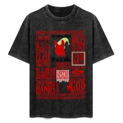 The Famous Words Of A Llama T-Shirt Casual Fashion Short Sleeve Cotton T-Shirt