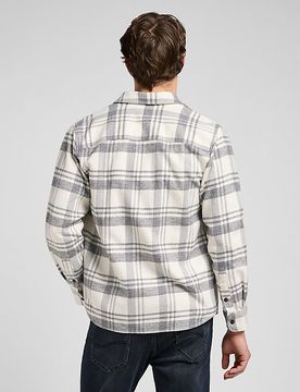 Relaxed Mercantile Shirt Painter Gray Jaspe Plaid Größe S male