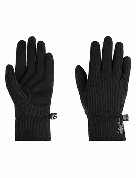 Guantes de punto Bandit para mujer negro M - Spyder - FashionsVida