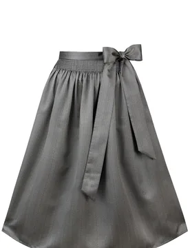 Dirndlschürze Annika (grau, Gr. 2 (40-44)) von für Damen, Neue Kollektion, 75% Polyester, 25% Baumwolle - Stockerpoint - FashionsVida