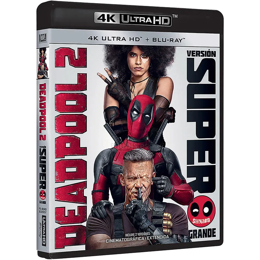 Blu-ray Deadpool 2 4k Multicolor One Size unisex - Divisa - FashionsVida