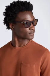 Hazel Womens Polarized Sunglasses - Orange