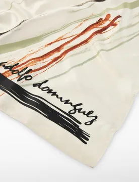 Pañuelo de mujer cuadrado estampado - Adolfo Dominguez - FashionsVida