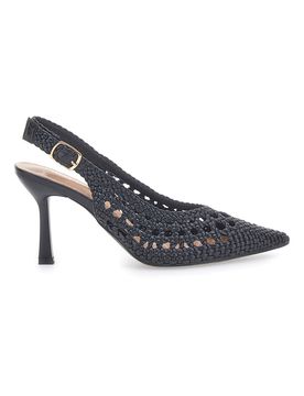 Décolleté Sling-back Nero P588 38