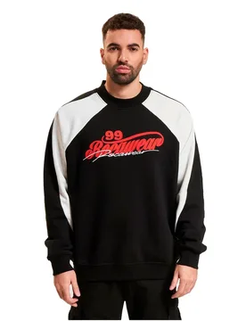Sweat-shirt Blocks Black / White 2XL - Rocawear - FashionsVida