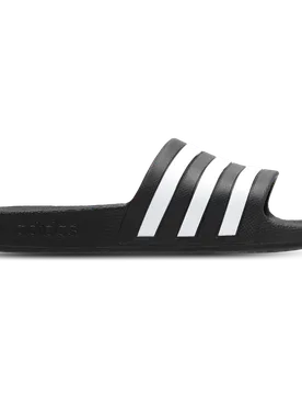 Adilette Damen Flip-Flops und Sandalen - Schwarz - Größe 40 2/3 - Netz/Synthetik Black 40 2/3 - Adidas - FashionsVida