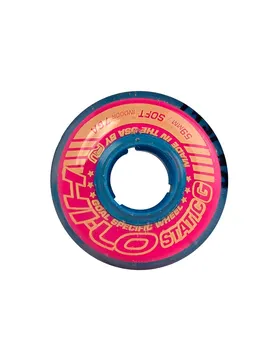 Roues De Patins Static Goalie 4 Unités Clear 59 mm/76A unisex