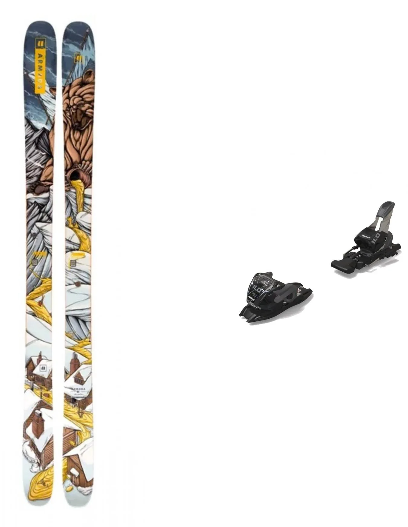 Packs (skis + fix) - - Pack Arv 96 2023 - Bleu - Armada - FashionsVida