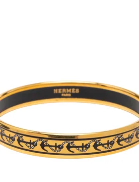 Narrow Anchor Enamel Bangle 62 - Hermès - FashionsVida