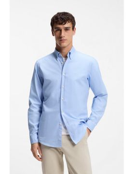 Para hombre. 50519707 Camisa Rickert (S), Casual, Algodón, Clásico, Manga larga