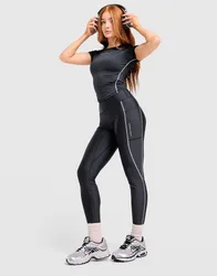 Womens Leggings Luxe - Nero, nero nero Donna taglia XS
