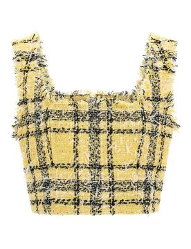 Balmain Top in tweed scozzese