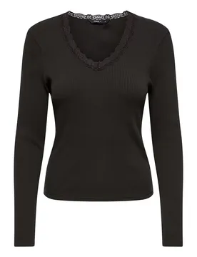ONLSARA SHARAI L/S V-NECK TOP JRS female