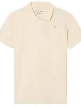 Polo à Manches Courtes 1011001104 Classic Cream M - Silbon - FashionsVida