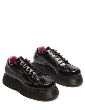 Halbschuh - Buzz 5i - Black Distressed Patent - EU36 bis EU41 - für Damen - Größe EU36 - schwarz - Frauen - female