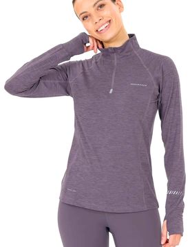 Canna v20 camiseta técnica manga larga mujer Gris (42)