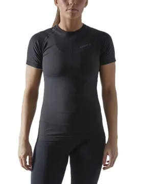 Active Intensity Short Sleeve T-shirt Black Asphalt L Women - Craft - FashionsVida