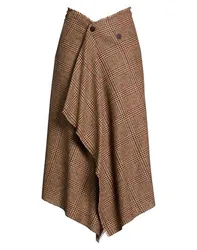 Falda midi Mujer Camel 36,38,40 Mujer