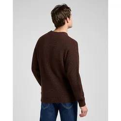 Relaxed Chunky Crew Neck Sweater Arabica Größe XL male