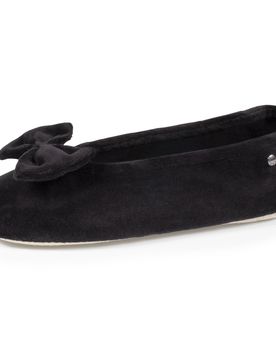Chaussons ballerines Grand Noeud Noir noir 37/38