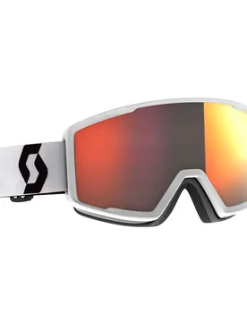 Masque De Ski Factor Pro Mineral White / Black Amplifier Red Chrome/CAT3 Homme - Scott - FashionsVida
