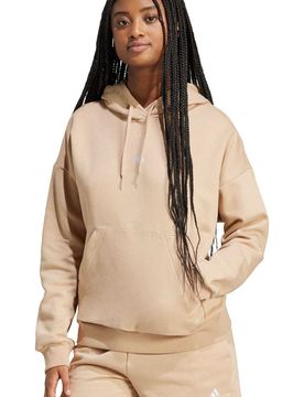 Essentials small logo sudadera mujer Beige (L)