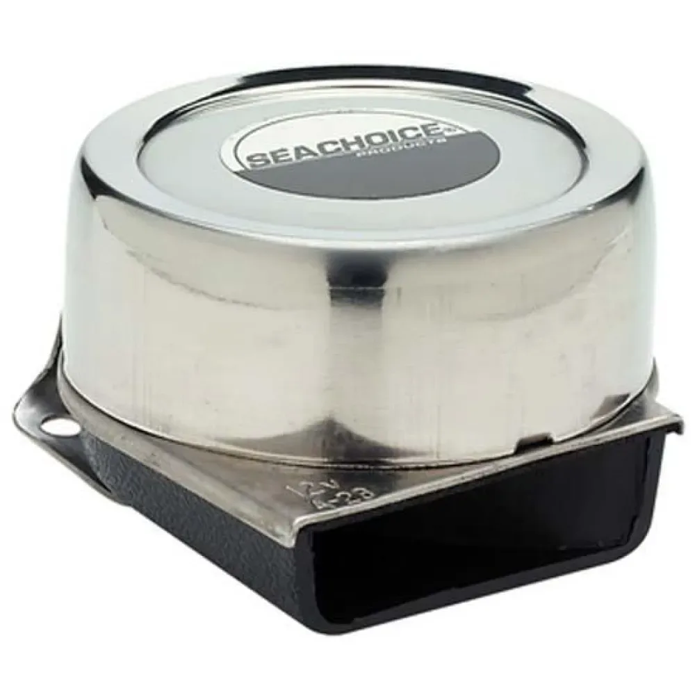 Compact Electric Horn Silver Single unisex - Seachoice - FashionsVida